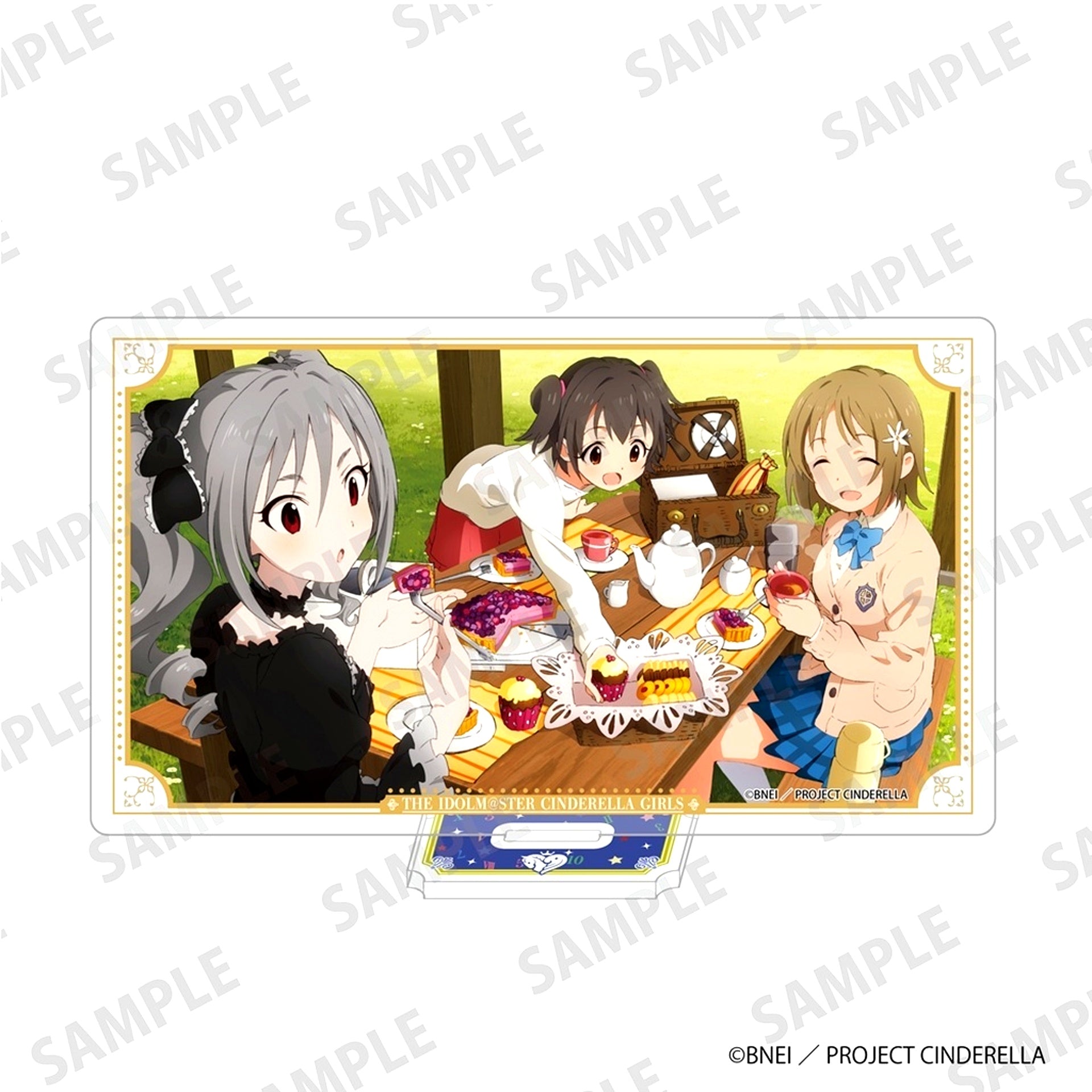 Miria Akagi & Ranko Kanzaki & Kanako Mimura Acrylic Stand TV Anime The Idolmaster Cinderella Girls [USED]