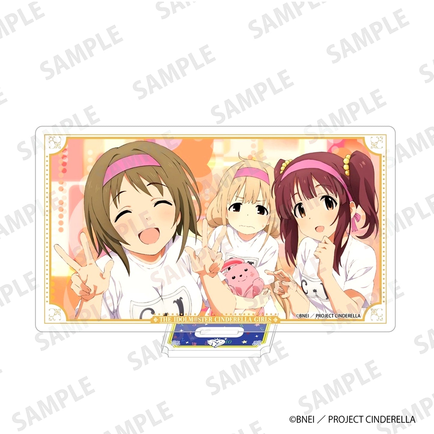 Chieri Ogata & Anzu Futaba & Kanako Mimura Acrylic Stand TV Anime The Idolmaster Cinderella Girls [USED]