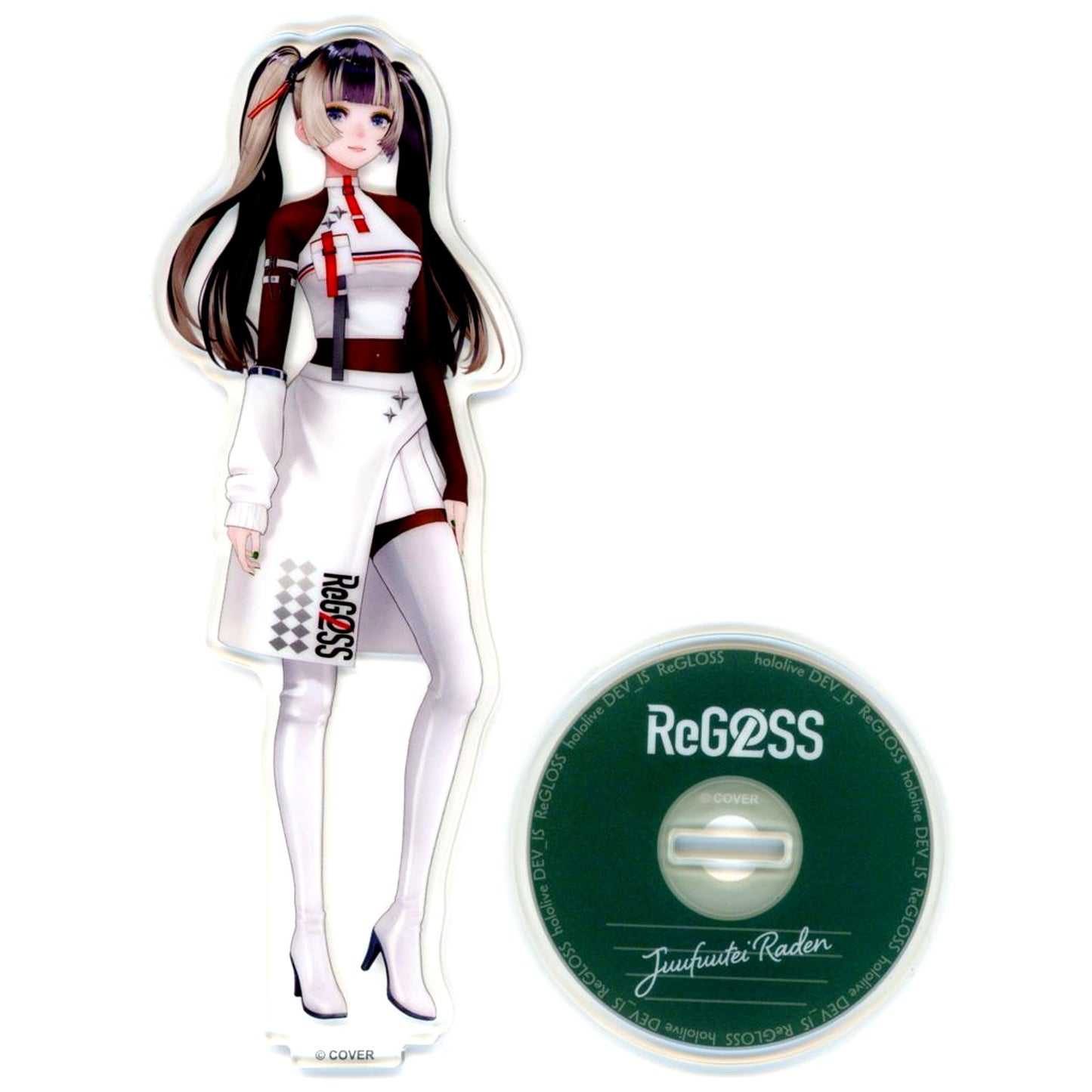 Juufuutei Raden Acrylic Stand ReGLOSSs PLAYLIST Snapshot Virtual YouTuber Hololive [USED]