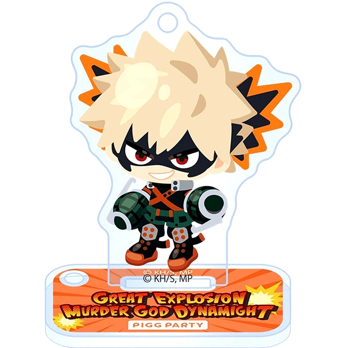 Katsuki Bakugo My Hero Academia Acrylic Keychain Stand PIGG PARTY Collab [USED]