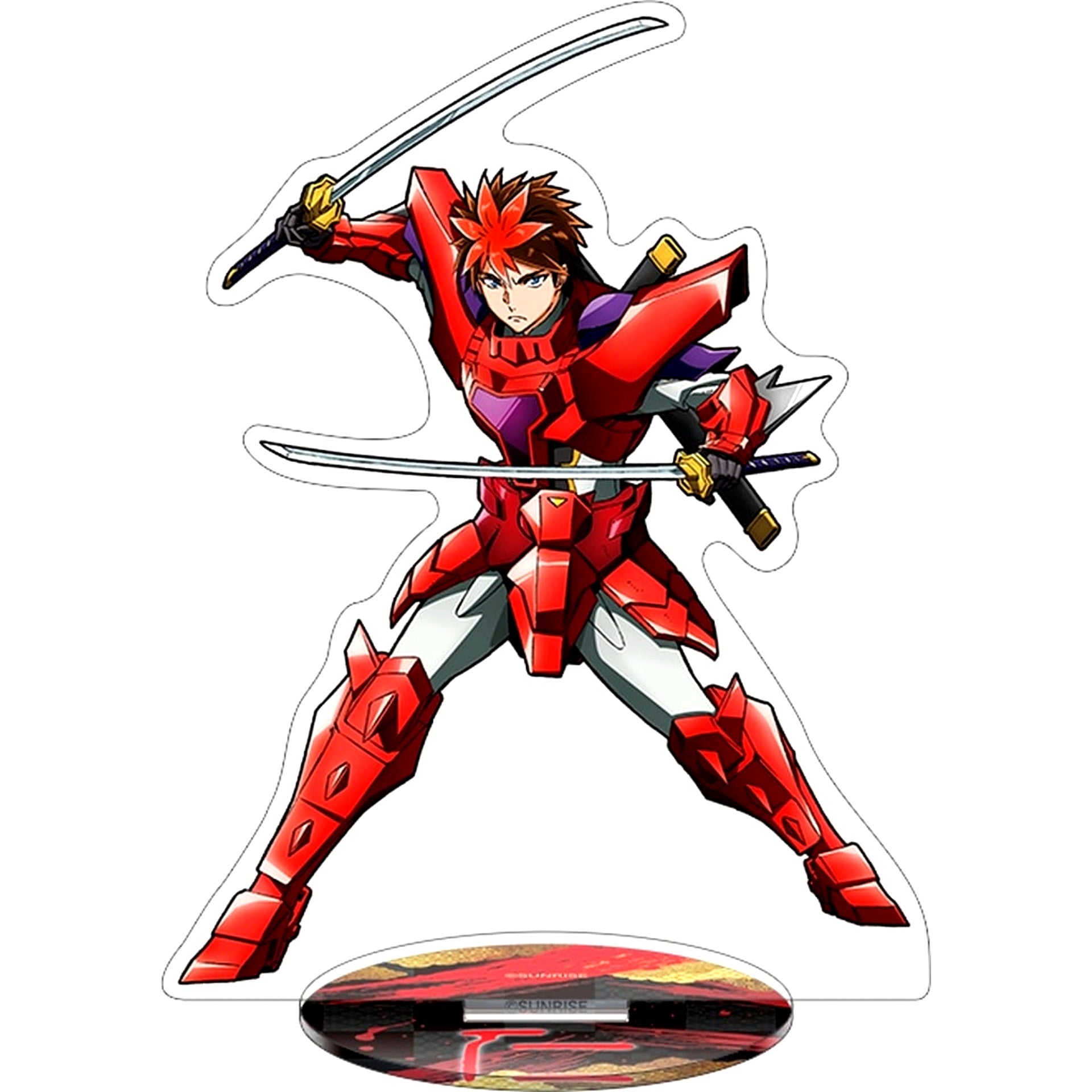 Gai Five Armors Awakening Gaishinden Samurai Troopers Acrylic Stand [USED]