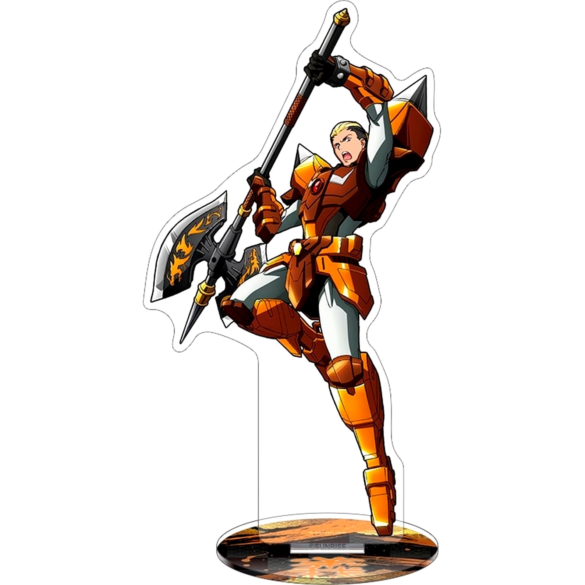 Yamato Hojo Five Armors Awakening Gaishinden Samurai Troopers Acrylic Stand [USED]