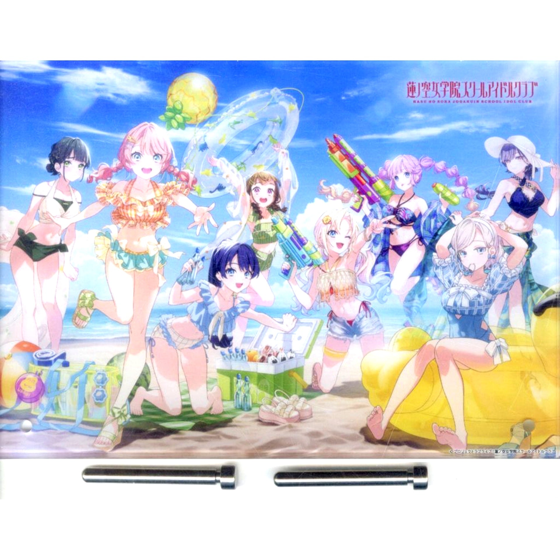 Group Acrylic Panel Love Live! Hasunosora Girls' High School Idol Club C106 Goods Single Item [USED]