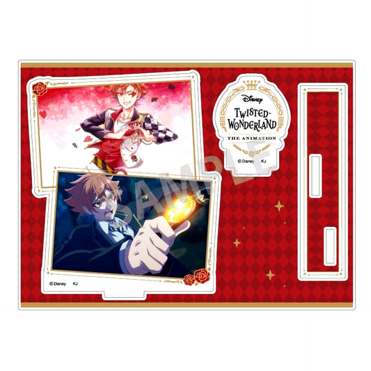 Ace Trappola Disney Twisted-Wonderland The Animation Scene Shot Acrylic Stand [USED]