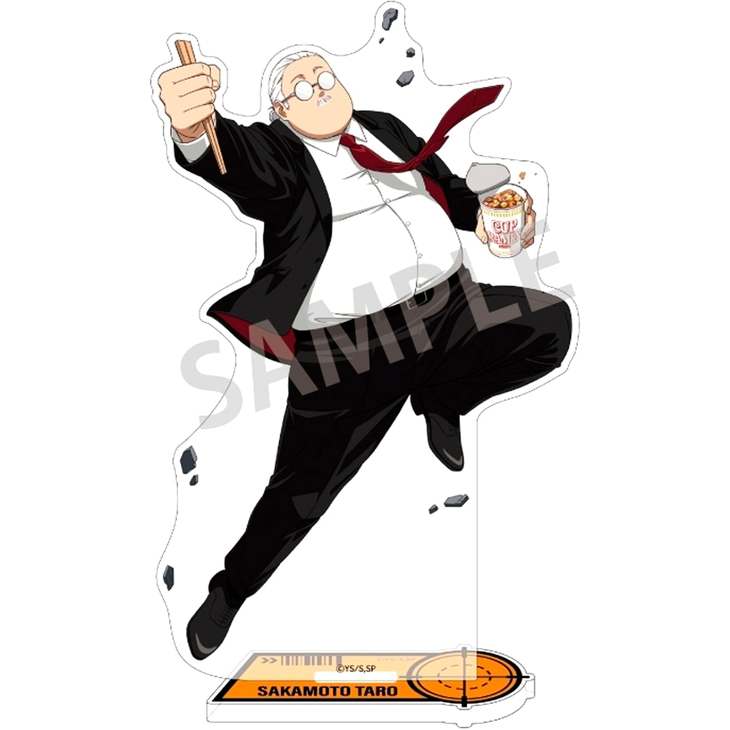 Taro Sakamoto A Sakamoto Days Formal Wear Battle Action Acrylic Stand [USED]