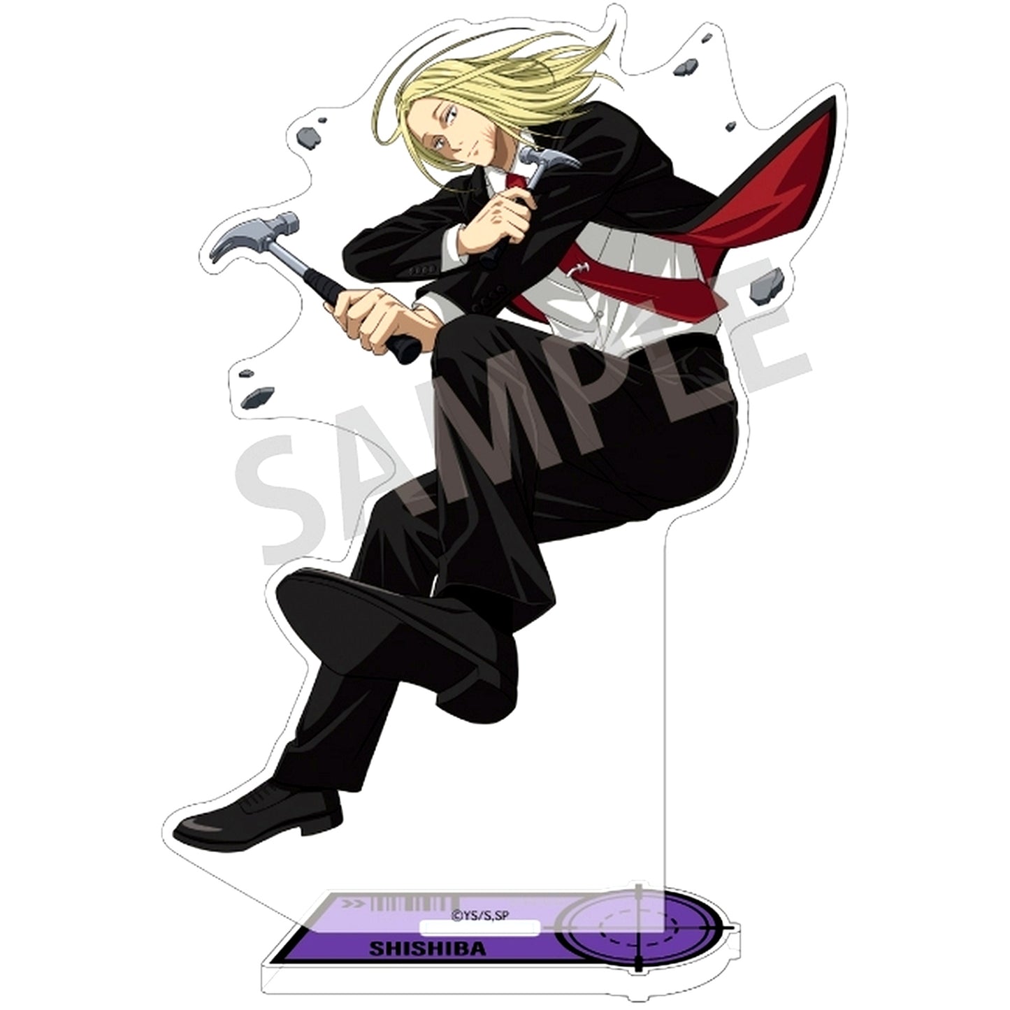 Shishiba Sakamoto Days Formal Wear Battle Action Acrylic Stand [USED]