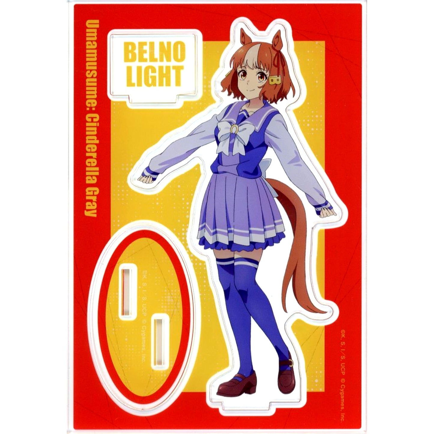 Bellno Light Central School Uniform Uma Musume Cinderella Gray Acrylic Stand [USED]
