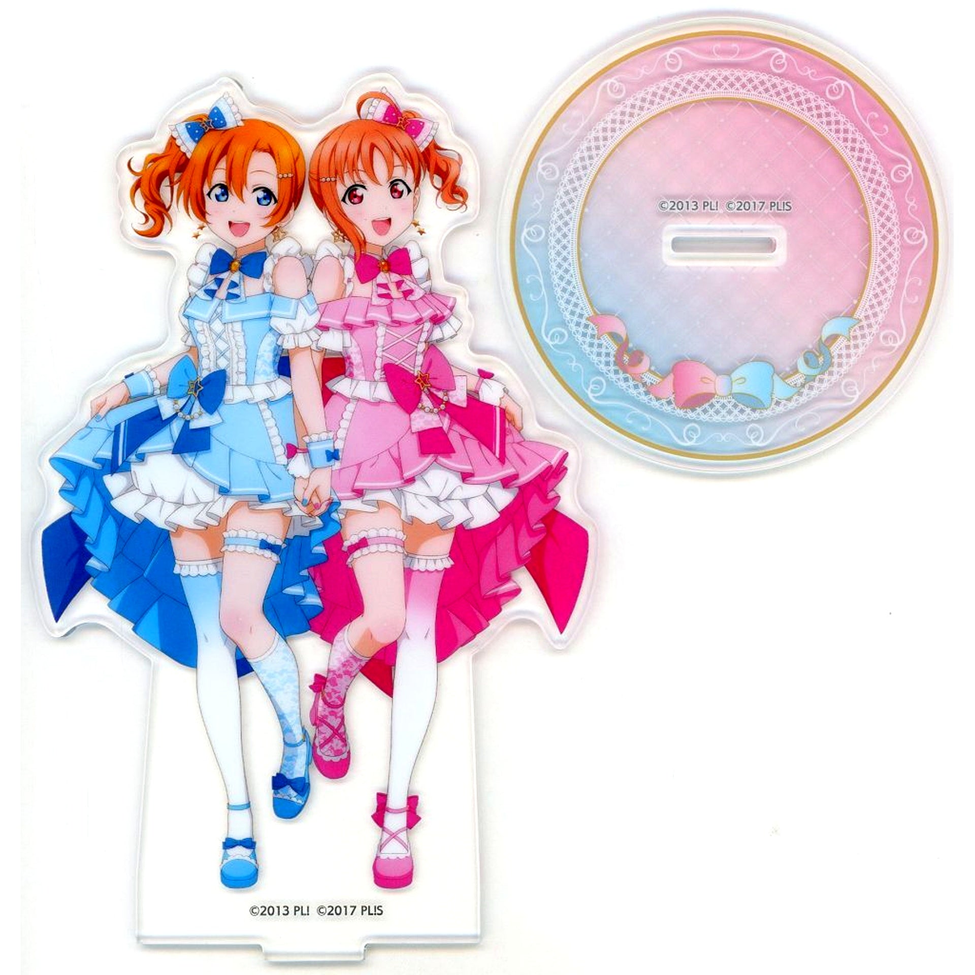 Honoka Kosaka & Chika Takami Acrylic Stand Love Live! x Love Live! Sunshine!! POP UP STORE Muse x Aqours Special Collaboration [USED]