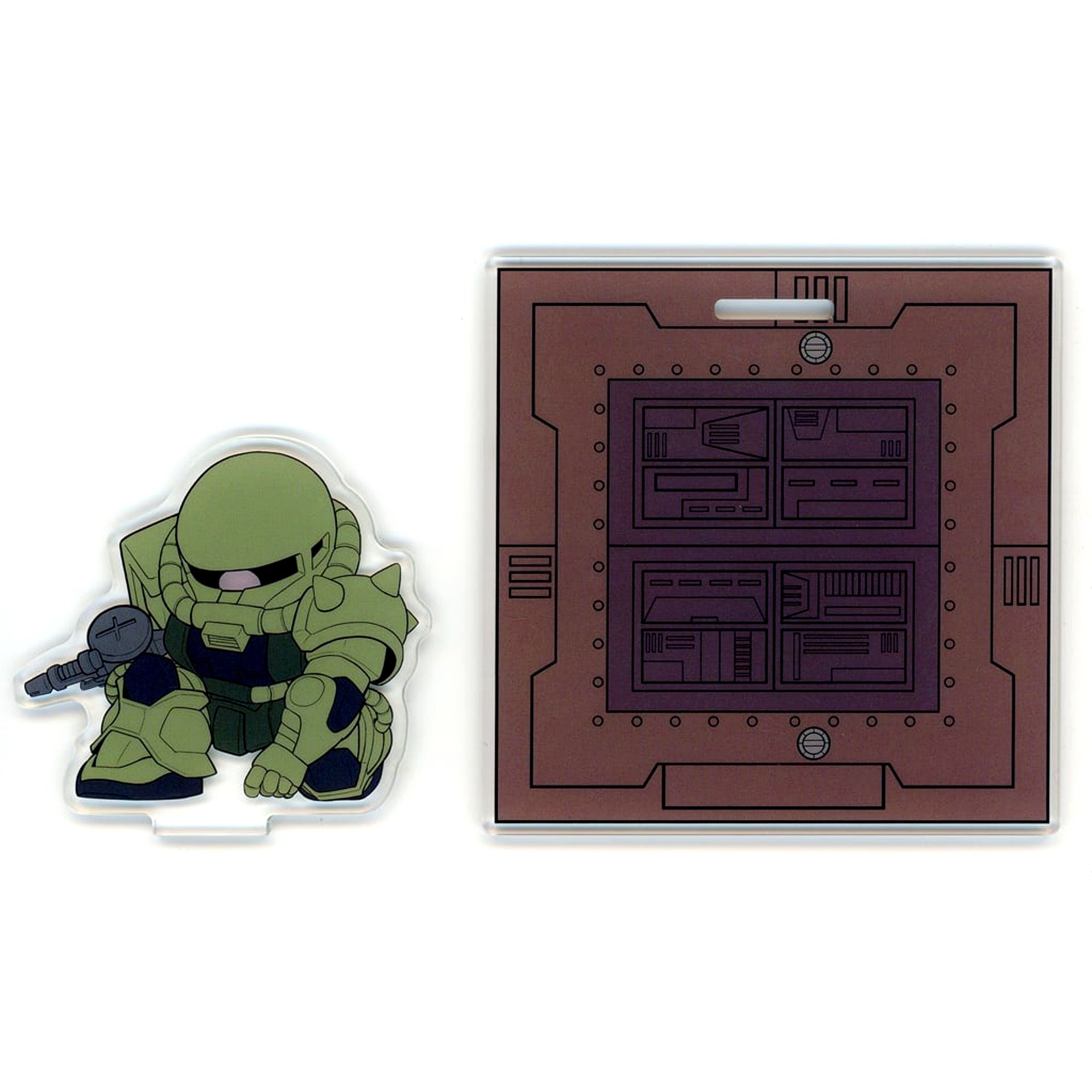 Zaku F Prize Acrylic Collection Stand Ichiban Kuji Mobile Suit Gundam UNIVERSAL CENTURY SAGA [USED]