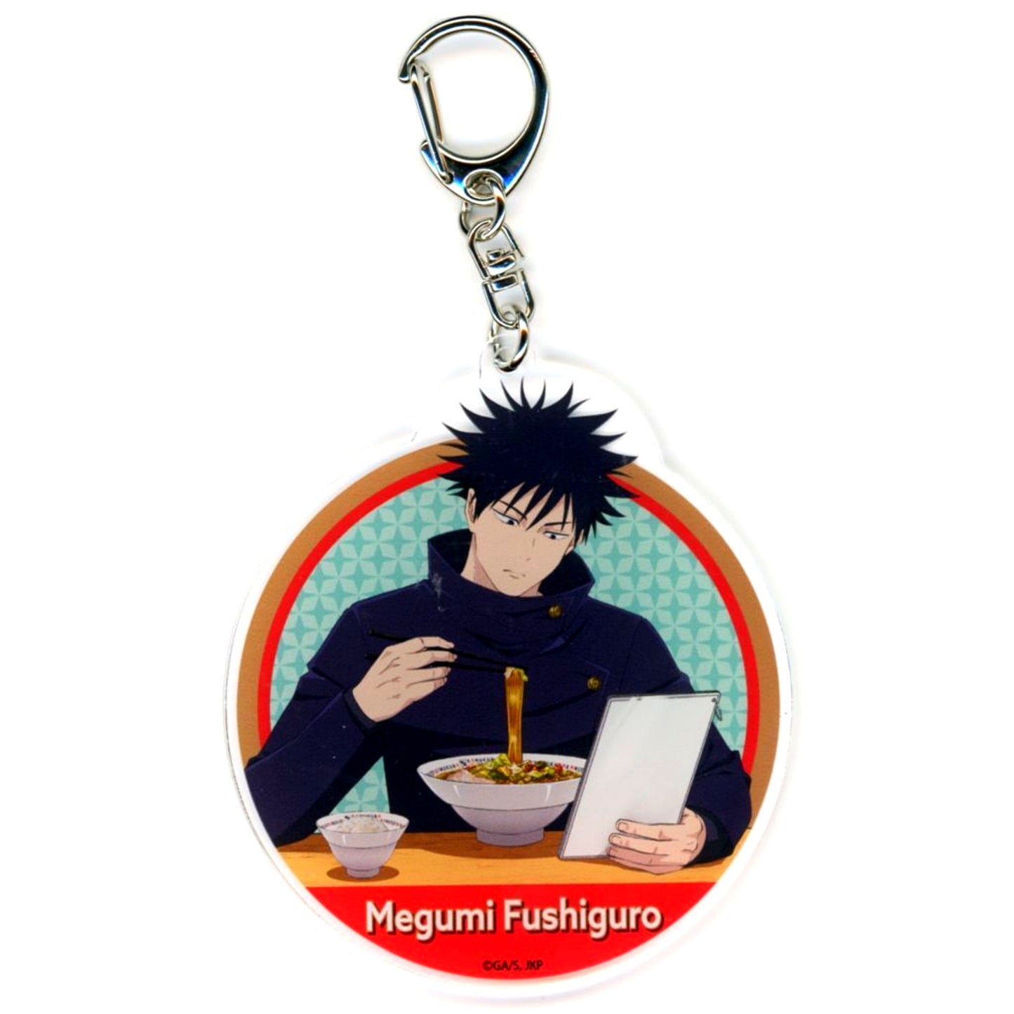Megumi Fushiguro Trading Acrylic Keychain Jujutsu Kaisen x Dotonbori Kamukura [USED]