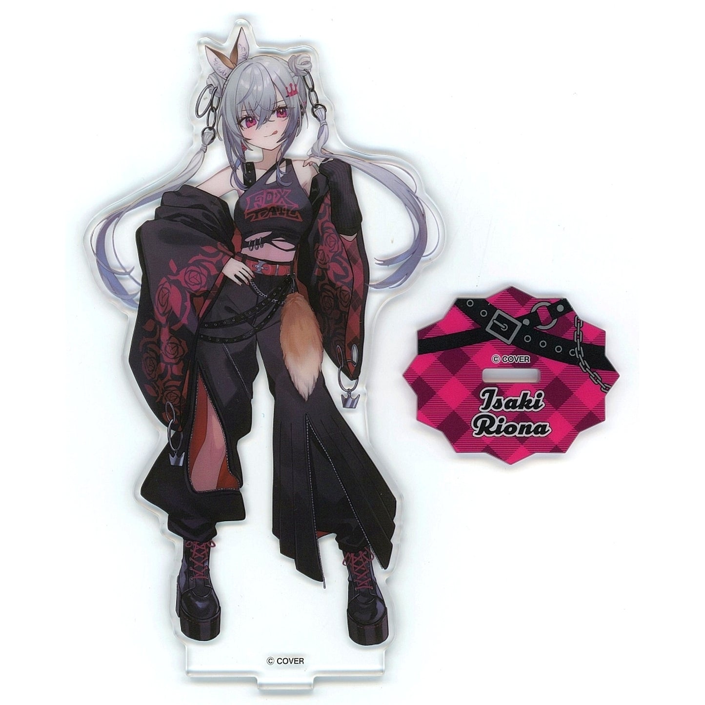 Hibisaki Riona Virtual YouTuber Hololive DEV_IS FLOW GLOW FamilyMart Limited Acrylic Stand [USED]