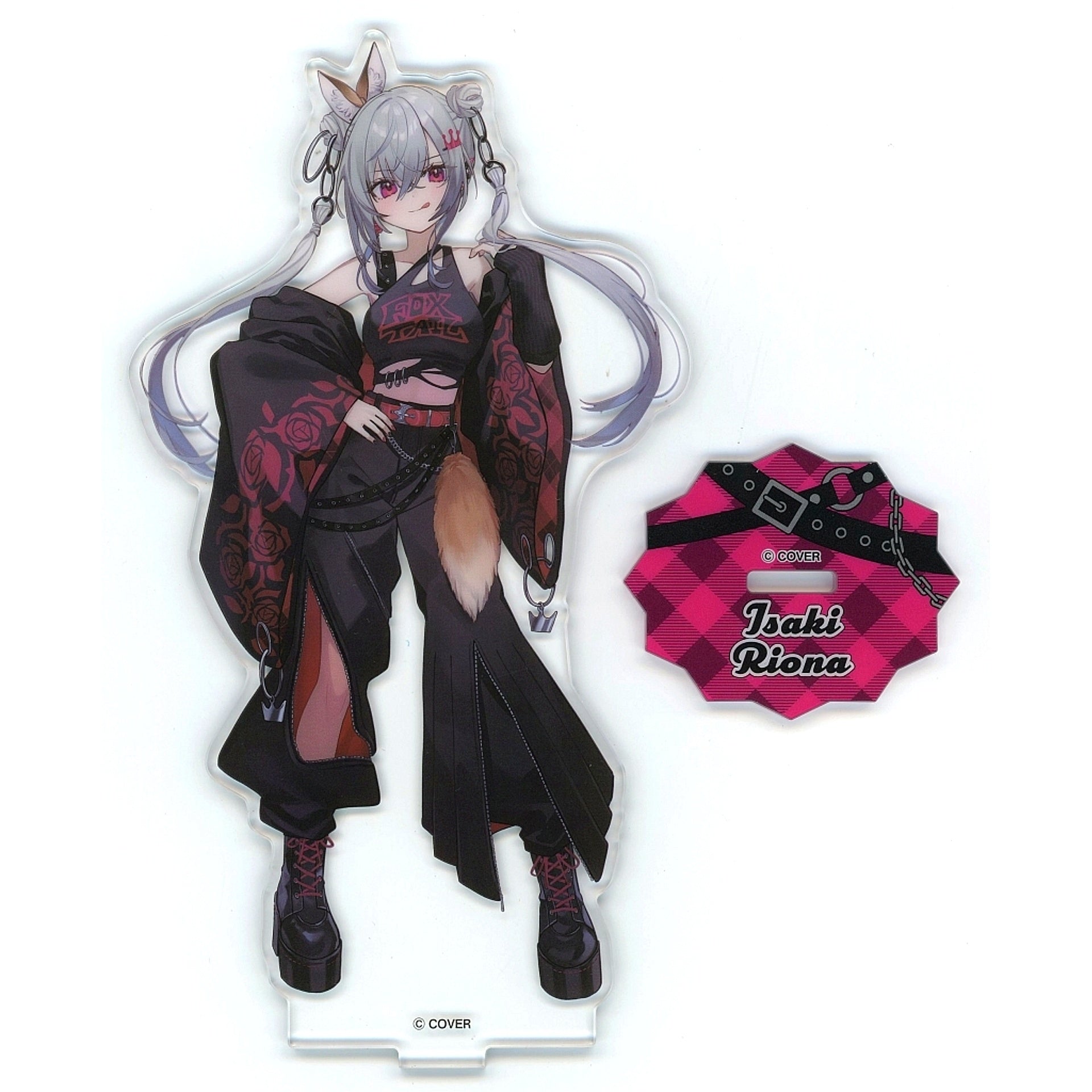 Hibisaki Riona Virtual YouTuber Hololive DEV_IS FLOW GLOW FamilyMart Limited Acrylic Stand [USED]