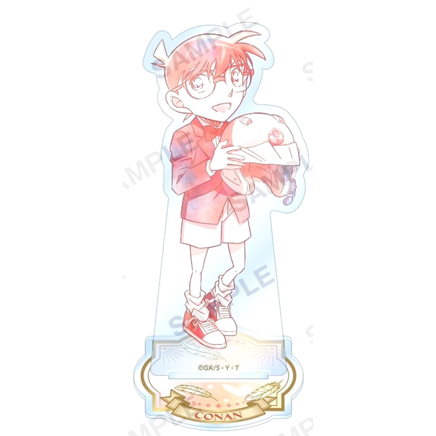 Conan Edogawa Canvas Style Acrylic Stand Water Color Ver. Detective Conan [USED]