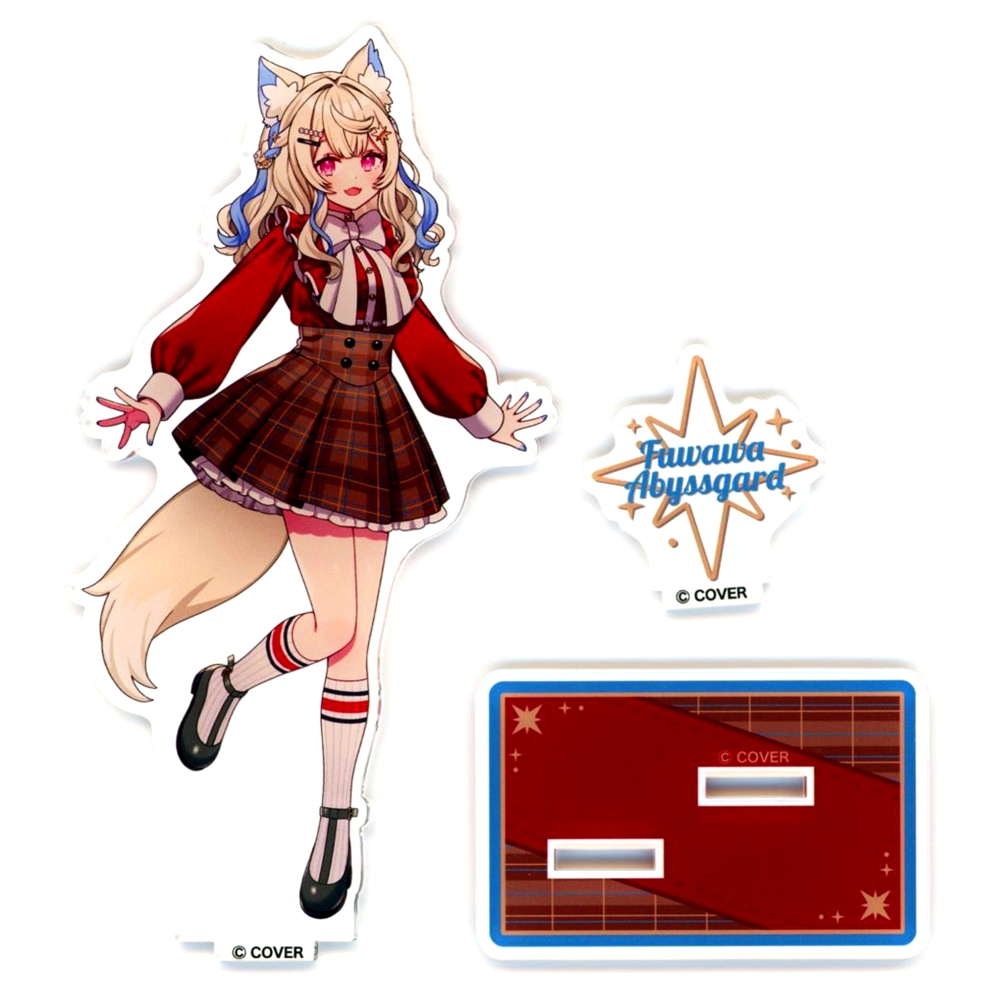 Fuwawa Abyssgard VTuber Hololive English Happy Winter Holidays Acrylic Stand [USED]