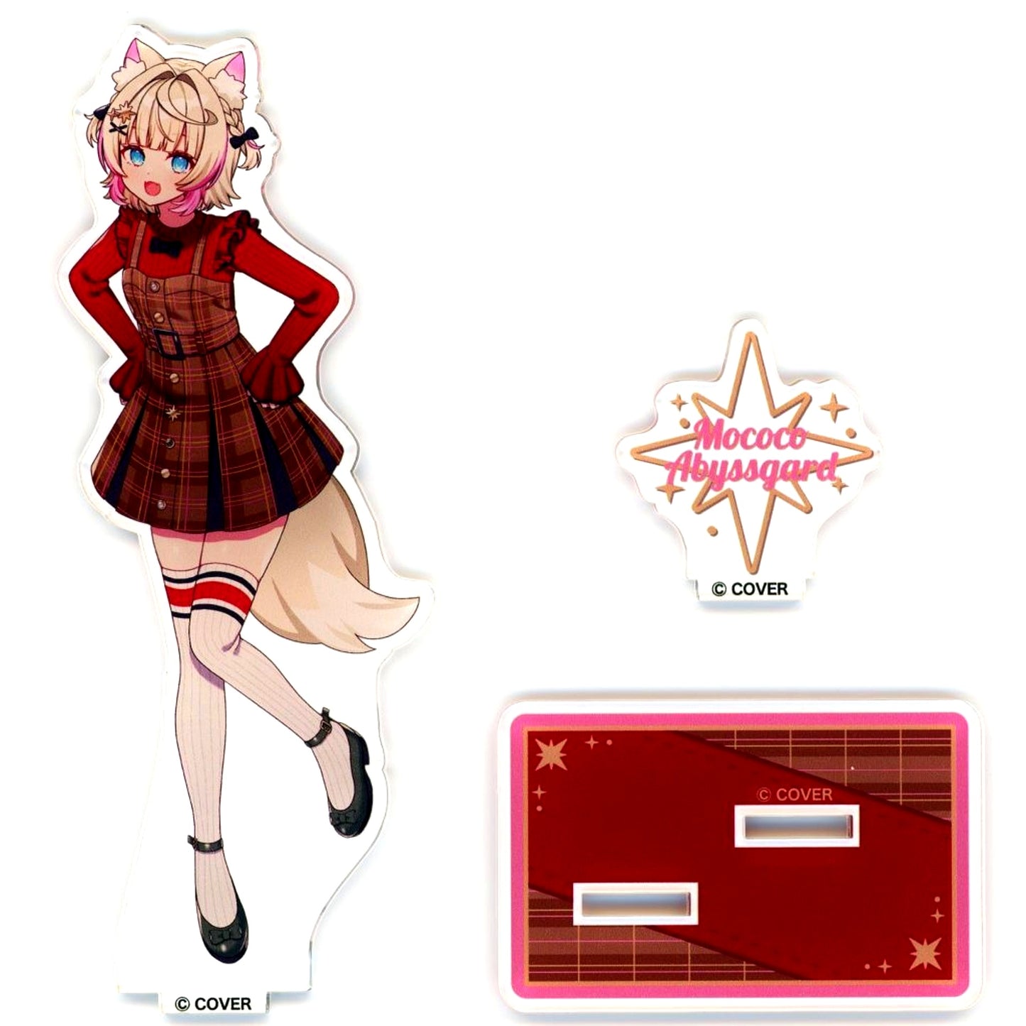 Mococo Abyssgard VTuber Hololive English Acrylic Stand Happy Winter Holidays [USED]