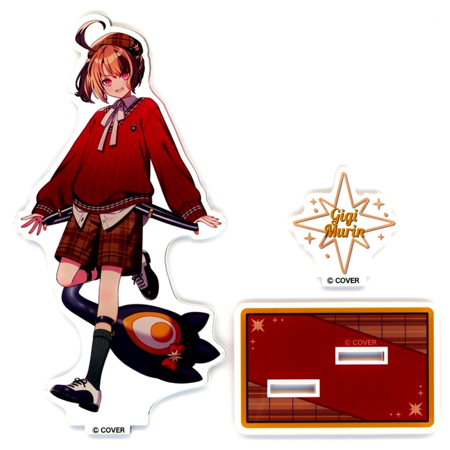 Gigi Murin VTuber Hololive English Happy Winter Holidays Acrylic Stand [USED]