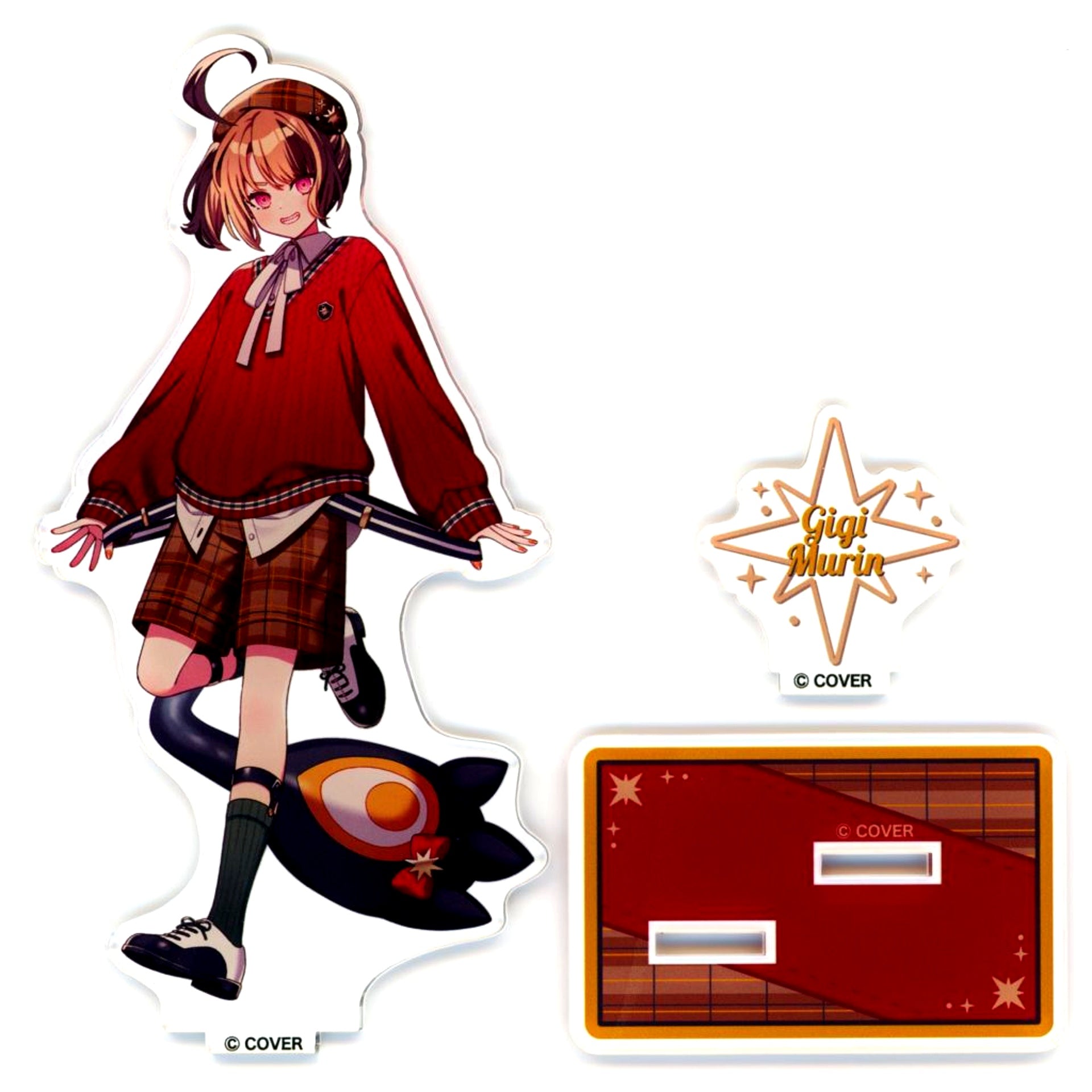 Gigi Murin VTuber Hololive English Happy Winter Holidays Acrylic Stand [USED]