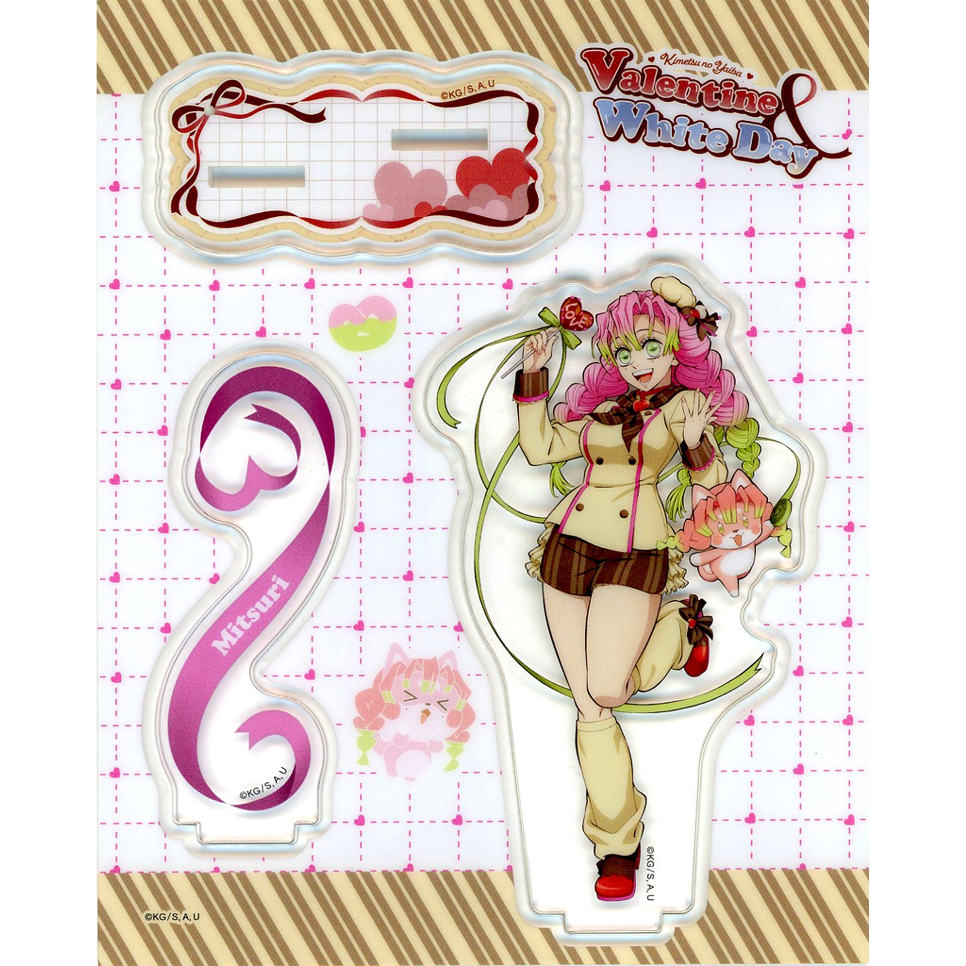 Mitsuri Kanroji Demon Slayer x ufotable Cafe x Machi Asobi Cafe Valentine & White Day Event 2026 To you Period Random Acrylic Stand A [USED]