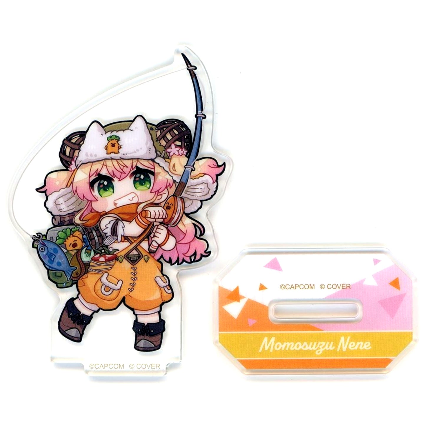 Momosuzu Nene Normal VTuber hololive 5th Gen x Monster Hunter Wilds x CAPCOM CAFE Trading Acrylic Stand [USED]