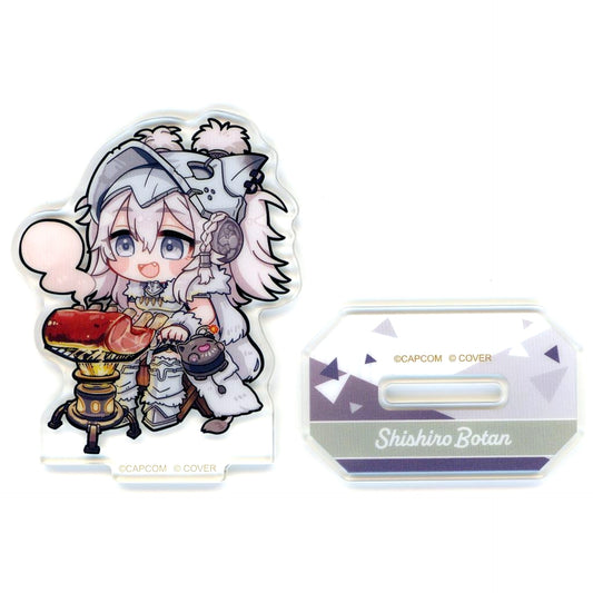 Shishiro Botan Normal Trading Acrylic Stand VTuber Hololive 5th Gen x Monster Hunter Wilds x CAPCOM CAFE [USED]