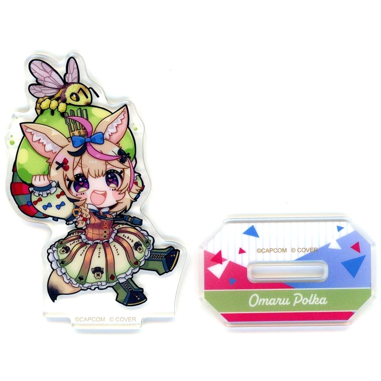 Omaru Polka Normal Trading Acrylic Stand VTuber Hololive 5th Gen x Monster Hunter Wilds x CAPCOM CAFE [USED]