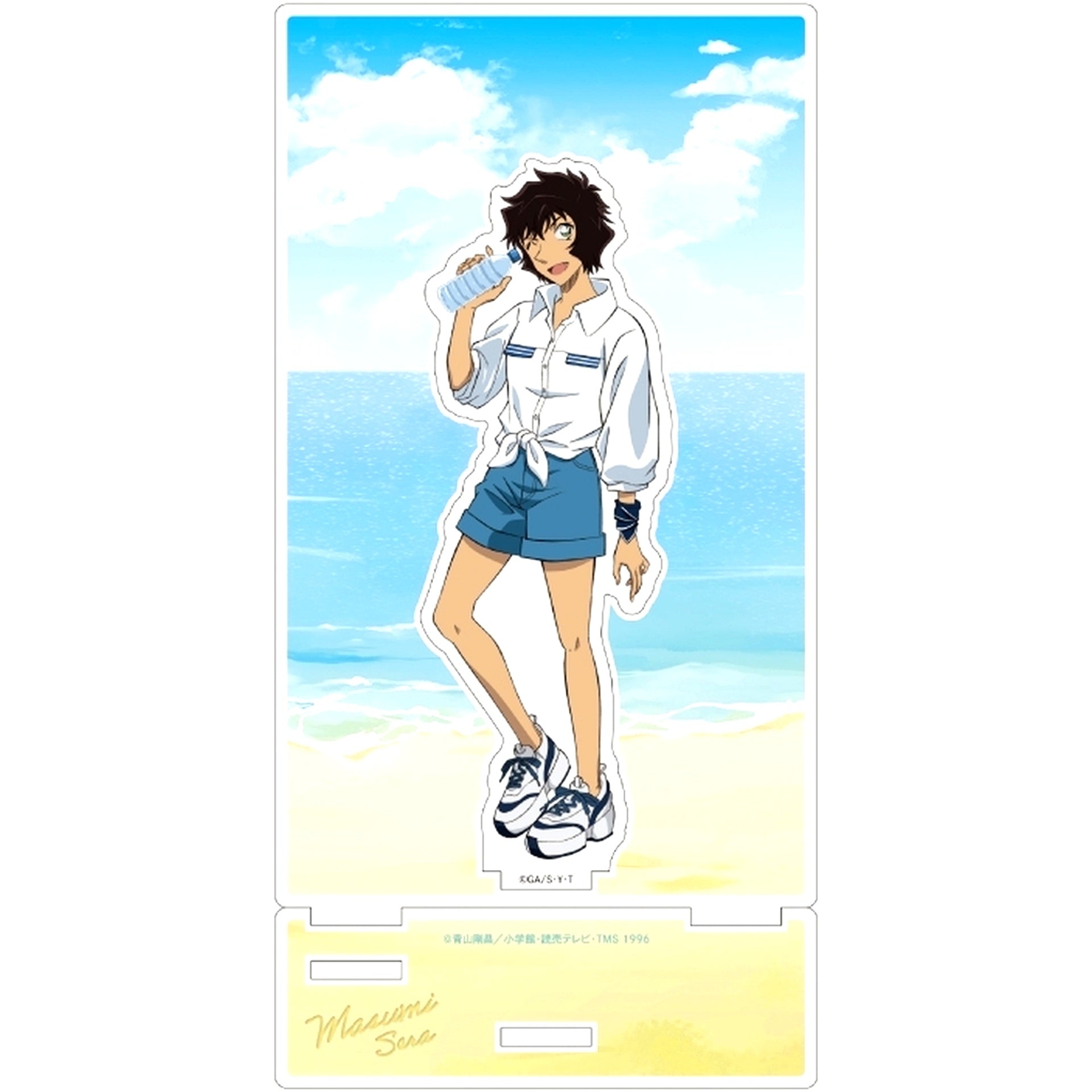 Masumi Sera Detective Conan Seaside Acrylic Stand with Background Frame [USED]