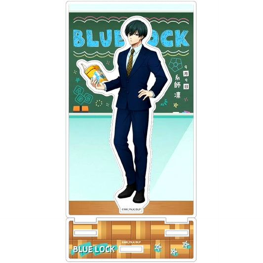 Rin Itoshi Blue Lock Study Acrylic Stand with Background Frame [USED]