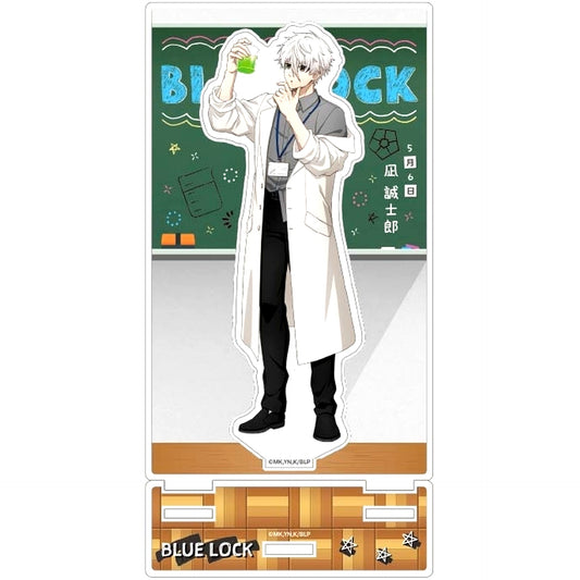 Seishiro Nagi Acrylic Stand with Background Frame Study BLUELOCK [USED]