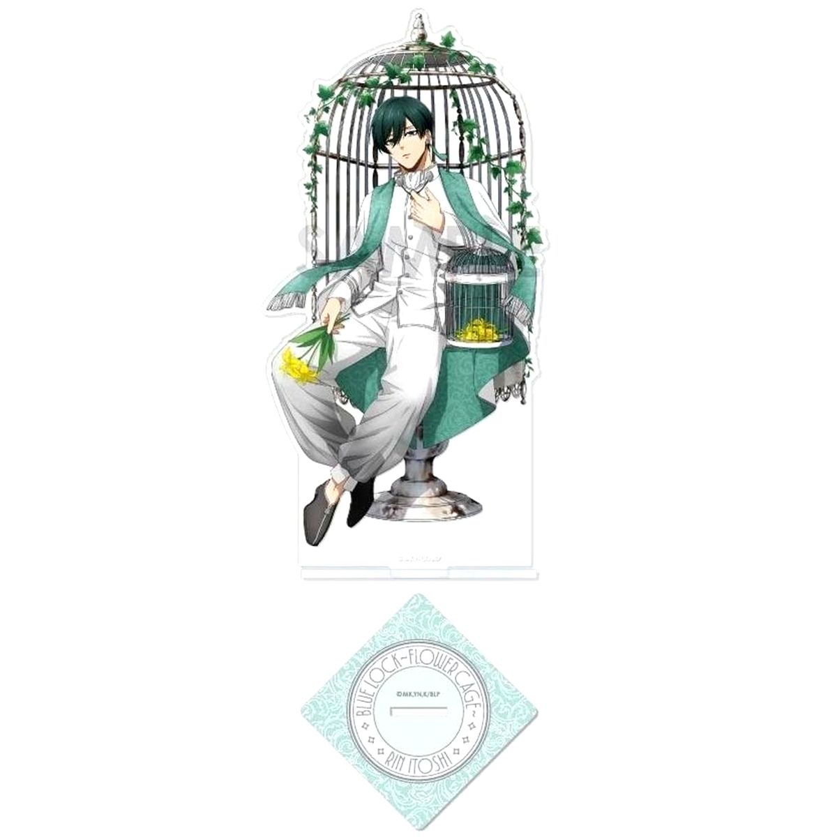 Rin Itoshi Acrylic Stand Blue Lock Flower Cage [USED]