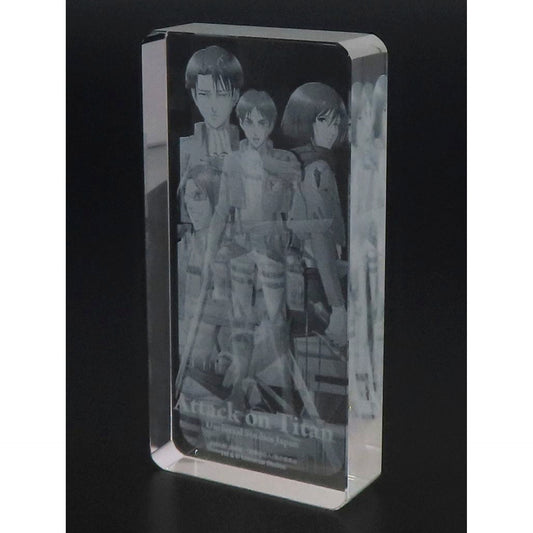All Characters Attack on Titan Universal Cool Japan 2019 Limited Crystal Magic 3D Character [USED]