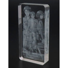 All Characters Attack on Titan Universal Cool Japan 2019 Limited Crystal Magic 3D Character [USED]