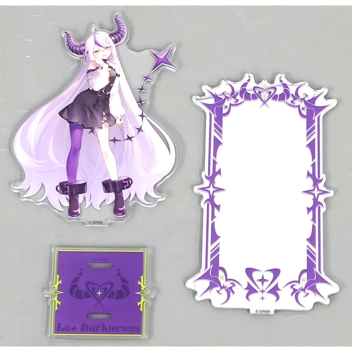 La+ Darknesss Secret Society holoX Virtual YouTuber Holo Live Reversible Acrylic Stand La+ Darknesss 4th Anniv [USED]