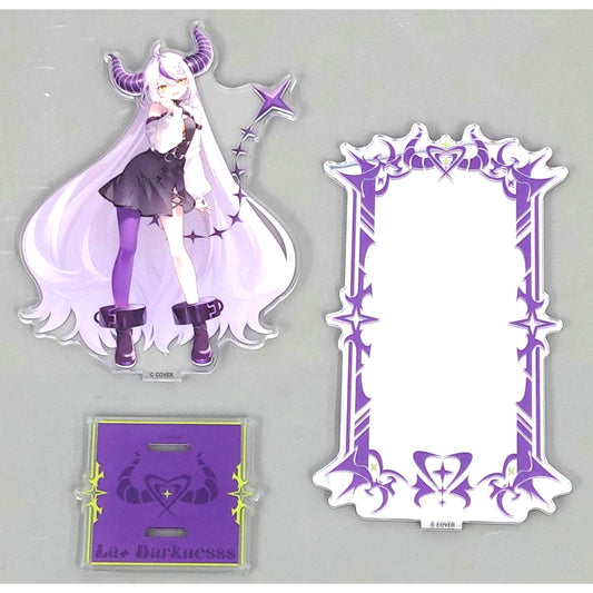 La+ Darknesss Secret Society holoX Virtual YouTuber Holo Live Reversible Acrylic Stand La+ Darknesss 4th Anniv [USED]