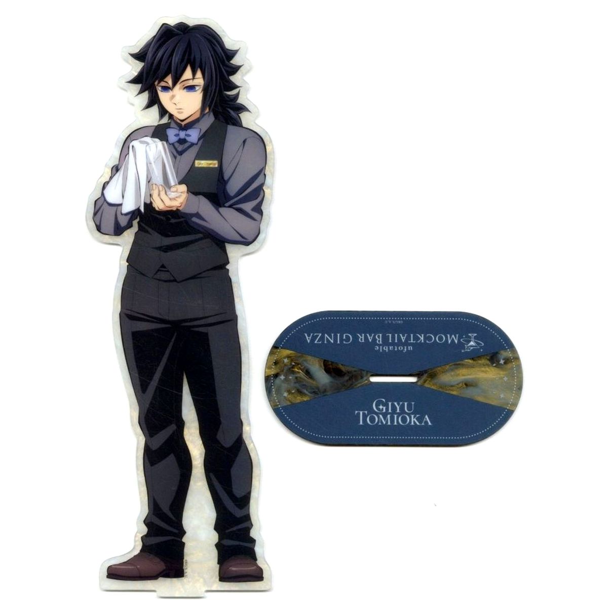 Giyu Tomioka Demon Slayer: Kimetsu no Yaiba x ufotable MOCKTAIL BAR GINZA Big Double-Sided Acrylic Stand [USED]