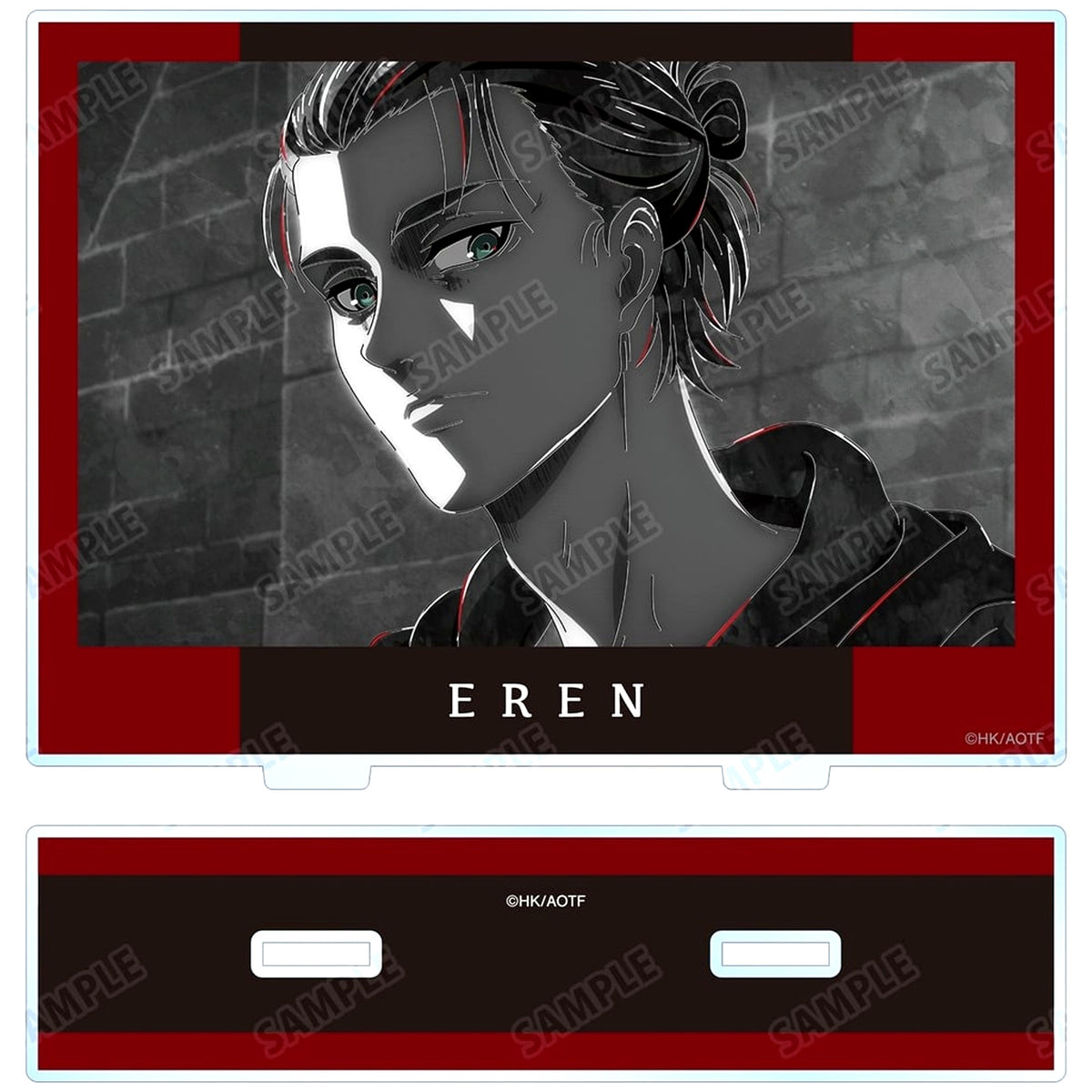 Eren Yeager Attack on Titan TV Anime Ani-Art BLACK LABEL Vol. 2 BIG Acrylic Stand [USED]