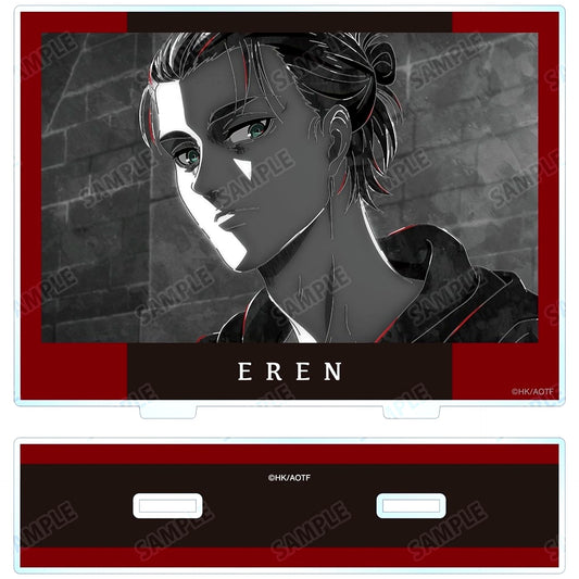 Eren Yeager Attack on Titan TV Anime Ani-Art BLACK LABEL Vol. 2 BIG Acrylic Stand [USED]