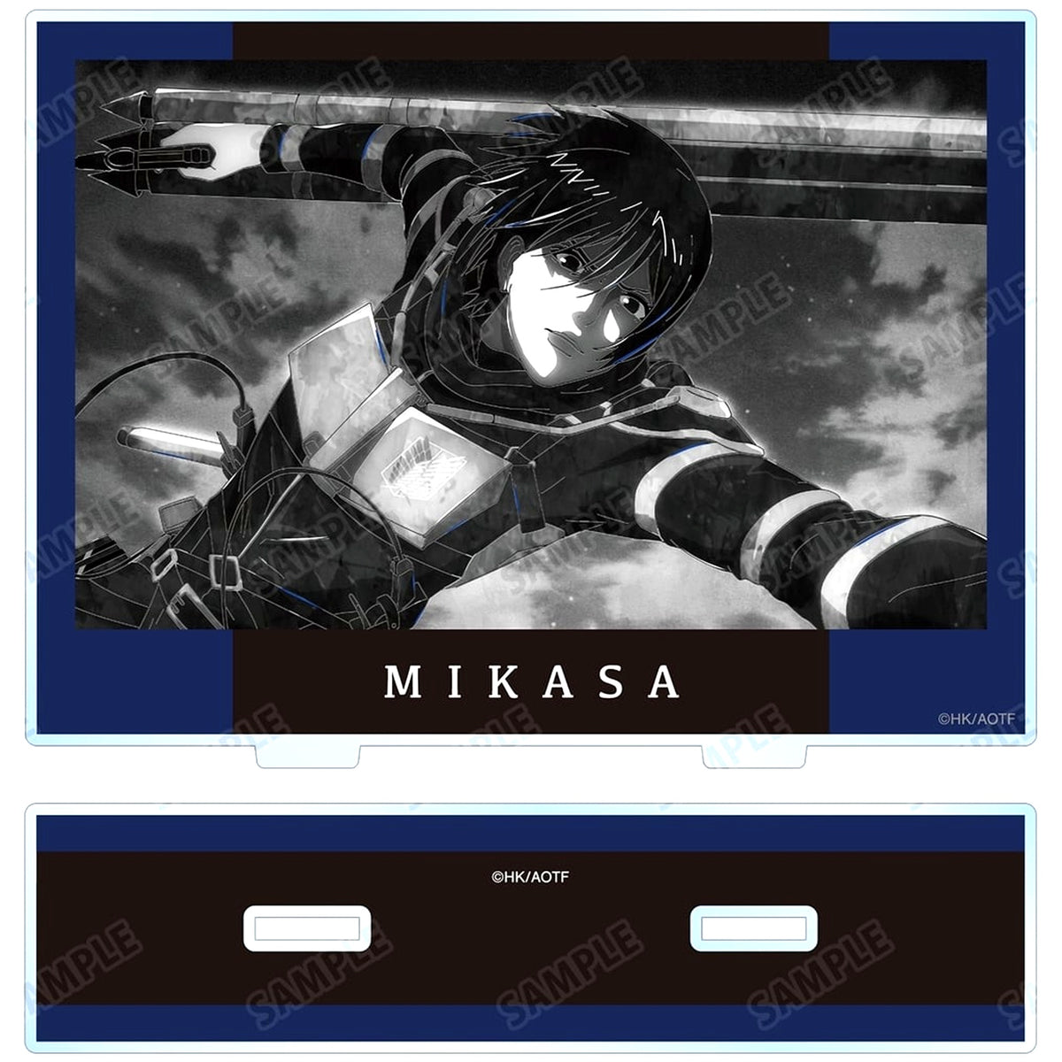 Mikasa Ackerman Attack on Titan Ani-Art BLACK LABEL Part 2 BIG Acrylic Stand [USED]
