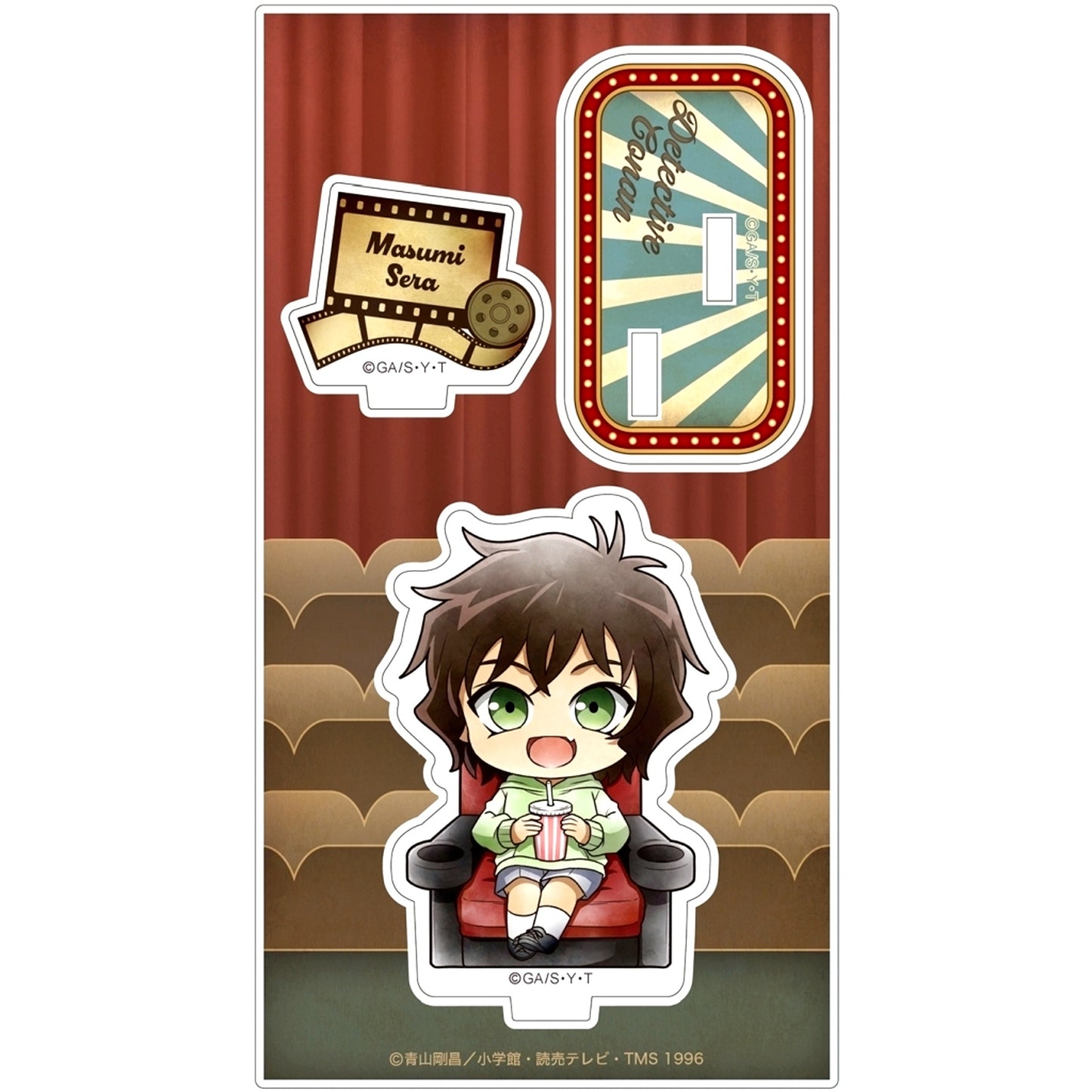 Masumi Sera Detective Conan Mini Character Movie Watching Acrylic Stand [USED]