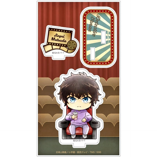Jinpei Matsuda Detective Conan Mini Character Movie Watching Acrylic Stand [USED]