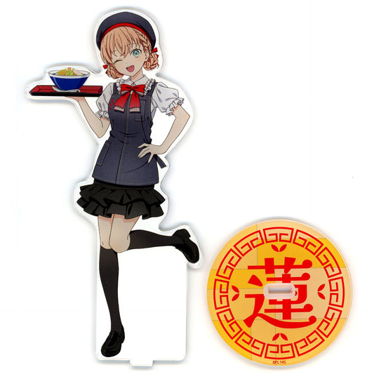 Kaho Hinoshita BIG Acrylic Stand Love Live! Hasunosora Girls' High School Idol Club x Hachiban Ramen [USED]