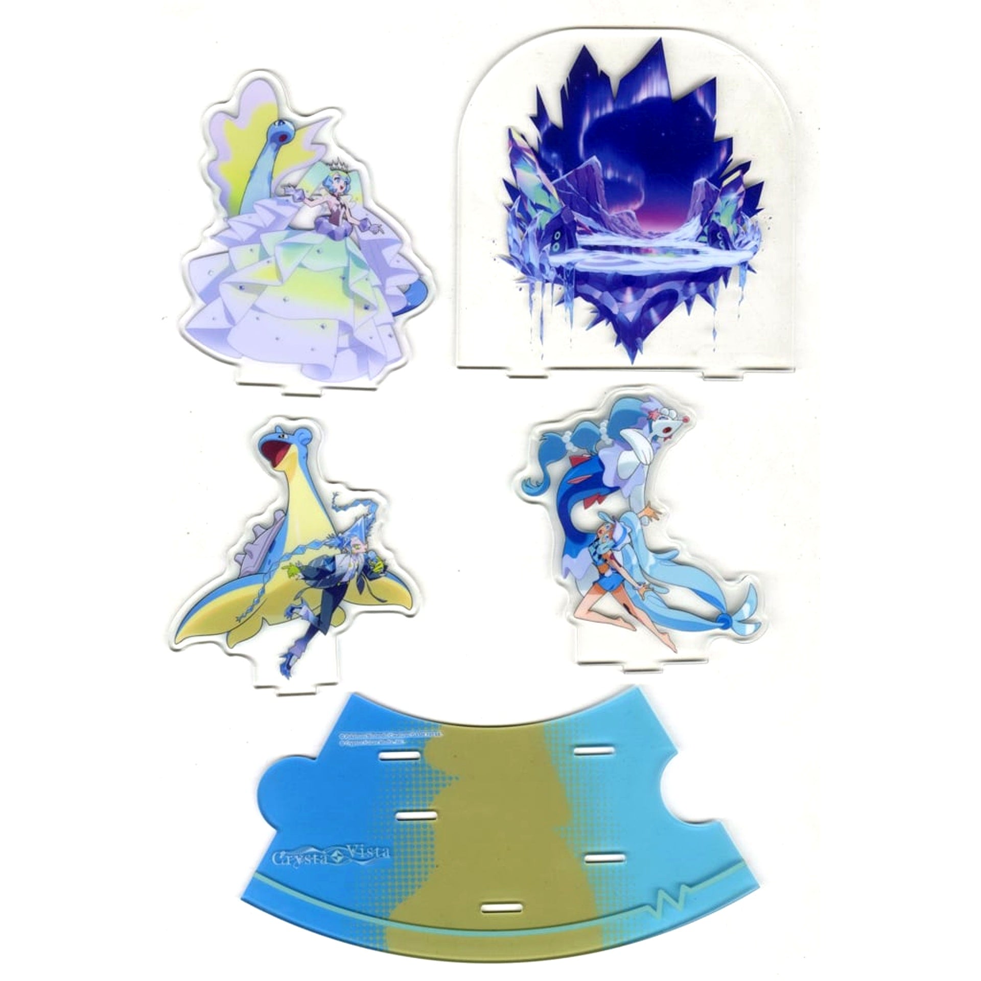 Crysta Vista Pokemon feat. Hatsune Miku Project VOLTAGE High Pokemiku 18 Harmony Stage Connecting Acrylic Stand Collection Pokemon Center Limited [USED]