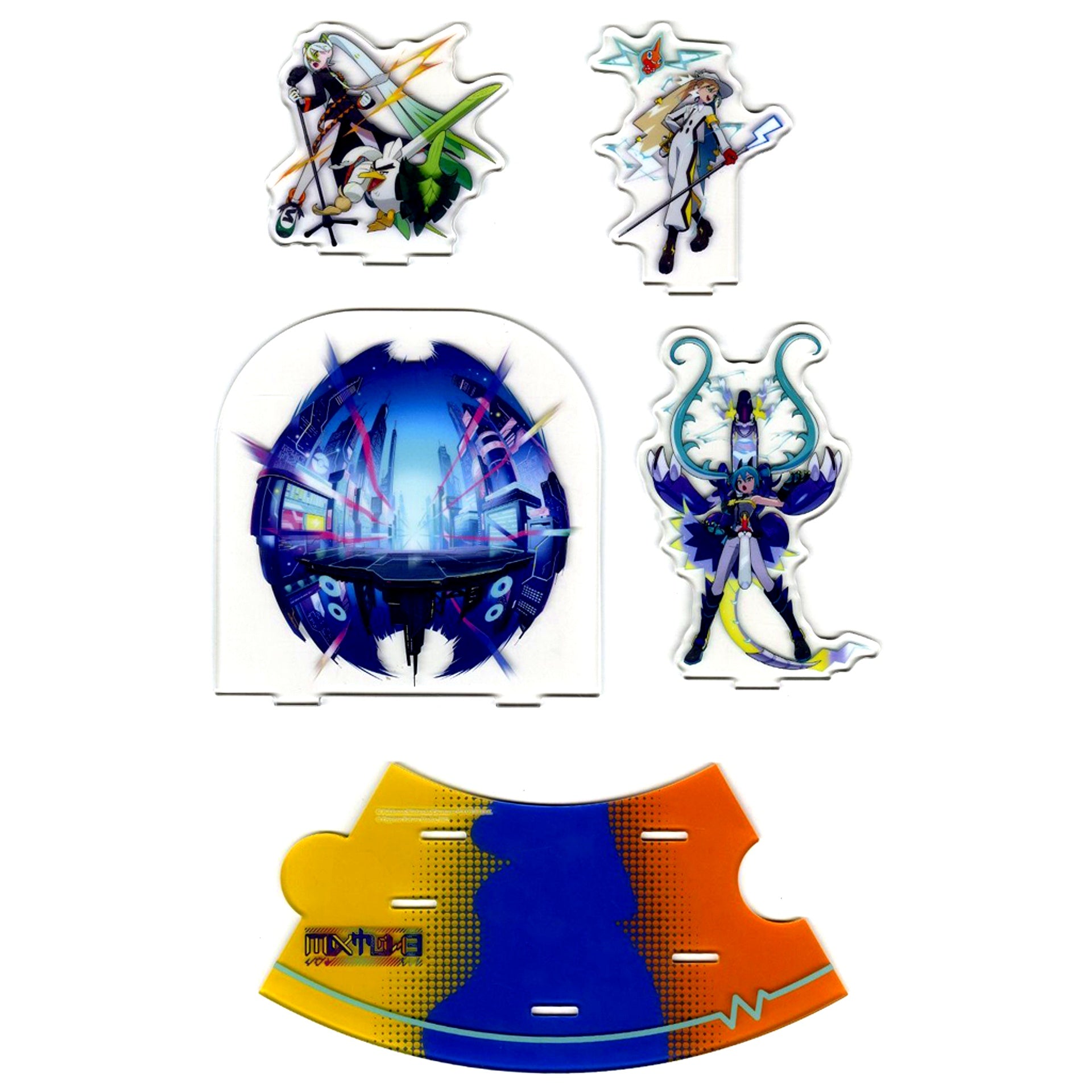 MIXTUNE Pokemon feat. Hatsune Miku Project VOLTAGE High Connecting Acrylic Stand Collection Pokemiku 18 Harmony Stage Pokemon Center Limited [USED]