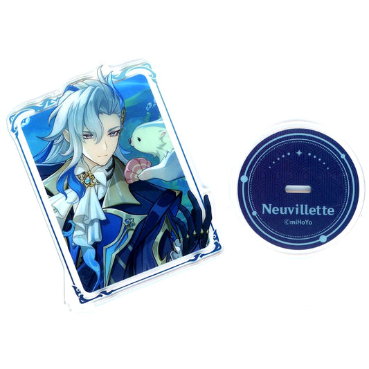 Neuvillette Teyvat Tour Acrylic Stand Genshin Impact Teyvat Tour Sky Garden and Moon Prayer [USED]