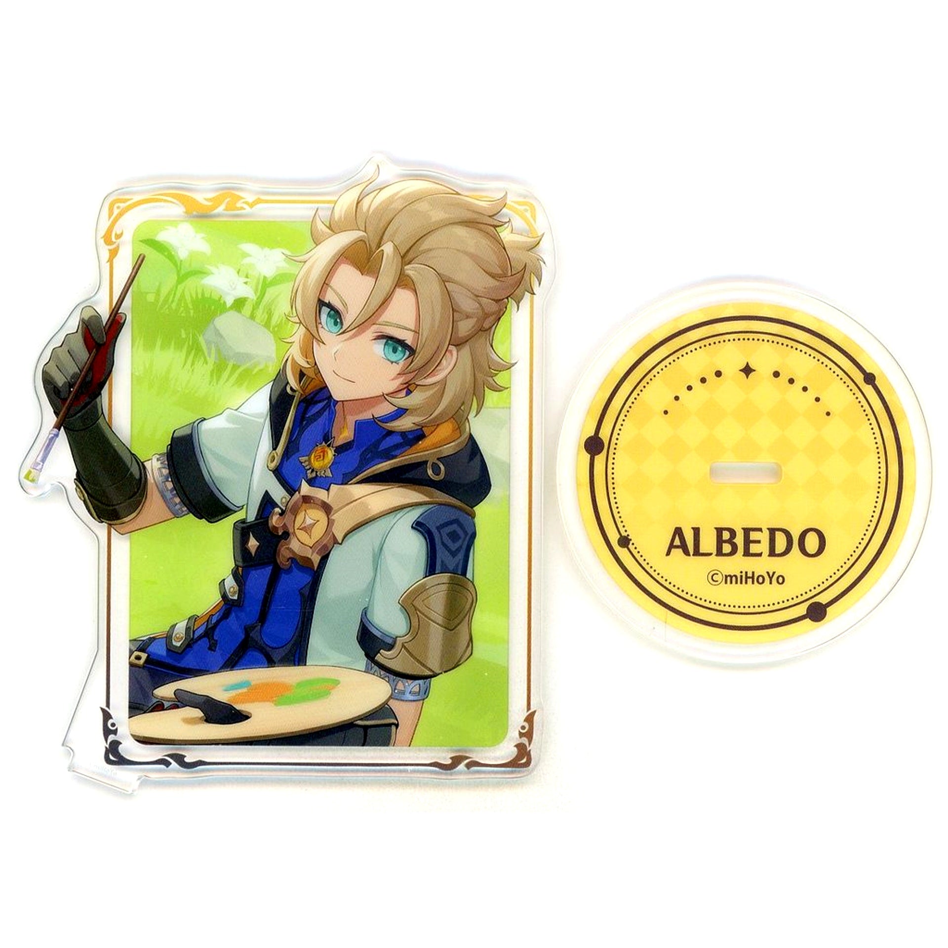 Albedo Teyvat Tour Garden of Sky and Prayer of Moon Acrylic Stand Genshin Impact [USED]