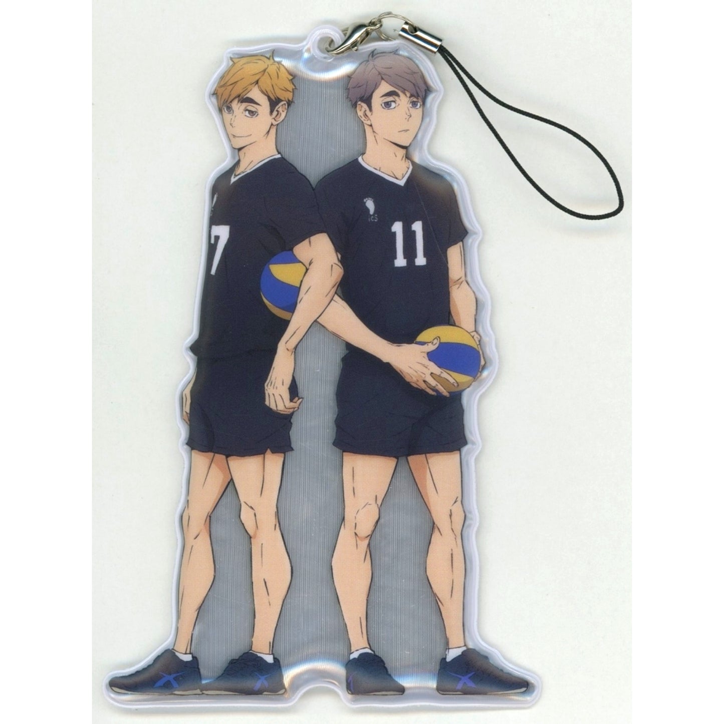 Atsumu Miya & Osamu Miya Haikyu!! National Expedition Pop-up Store Reflector Keychain [USED]