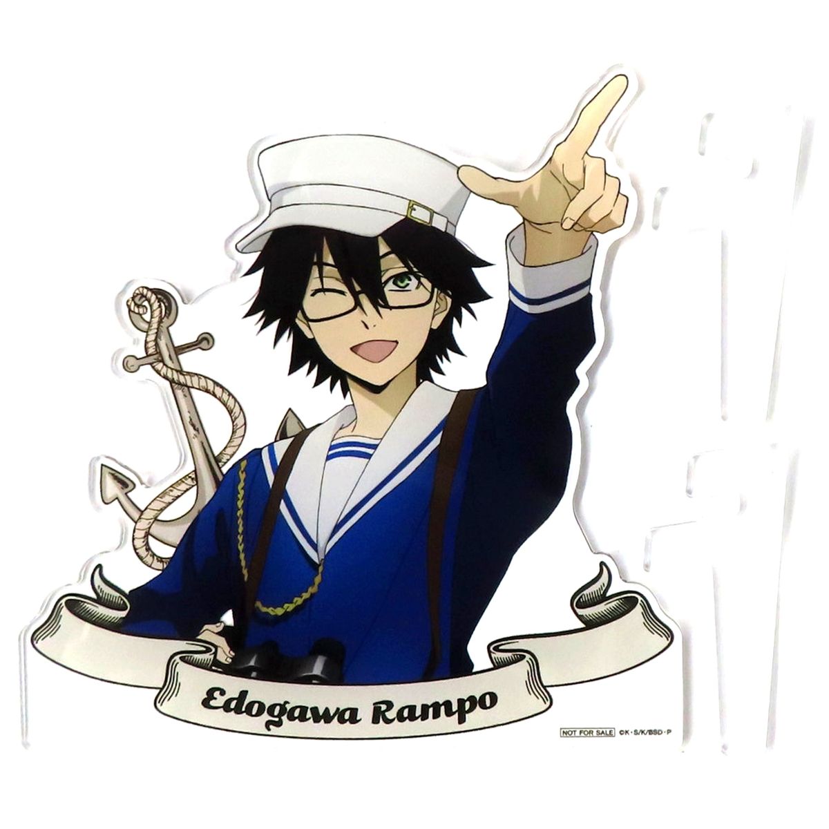 Ranpo Edogawa A Prize Acrylic Panel Bungo Stray Dogs: Yokohama Kaiyu Yokohama Marine Tower Giant Gacha [USED]