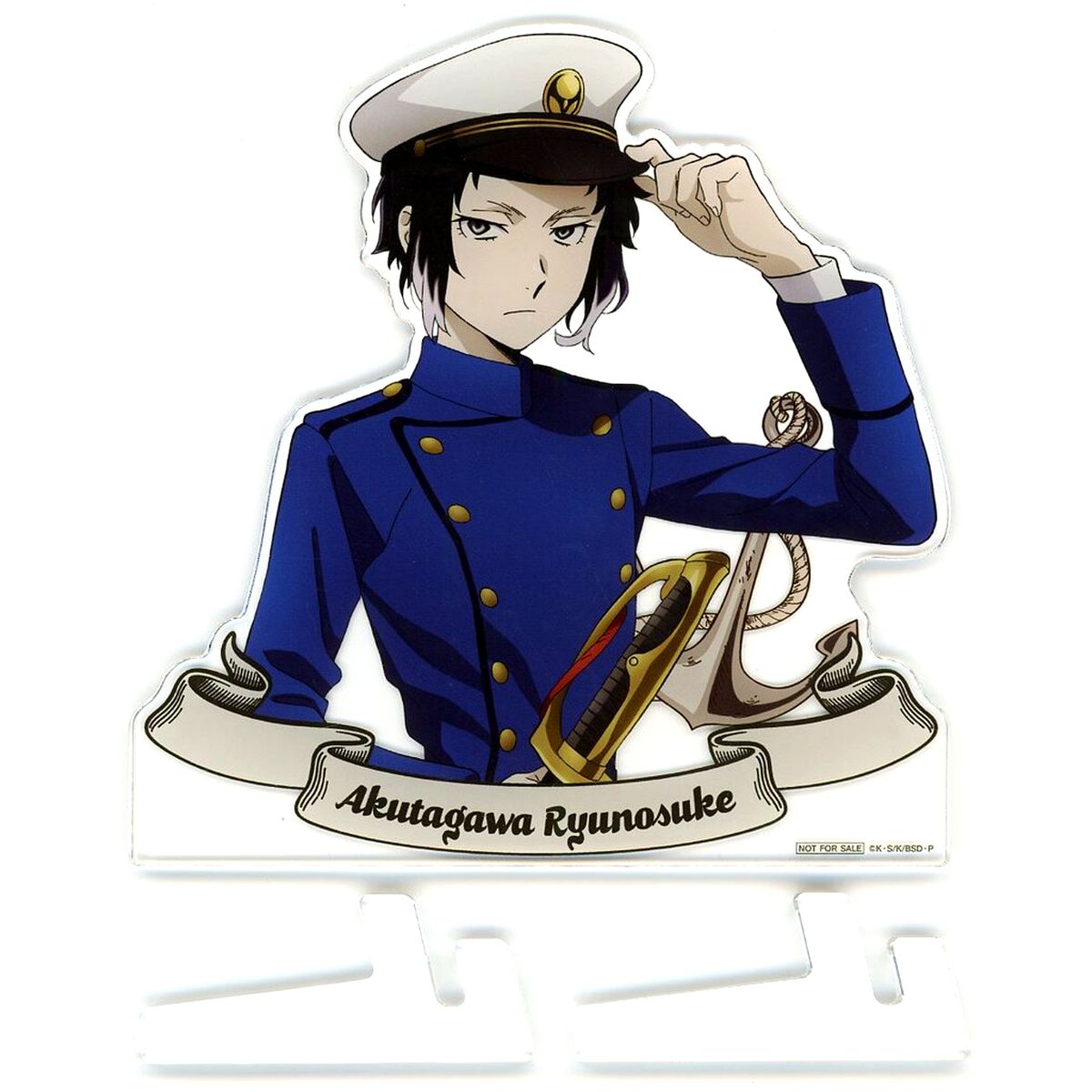 Ryunosuke Akutagawa A Prize Acrylic Panel Bungo Stray Dogs: Yokohama Kaiyu Yokohama Marine Tower Giant Gacha [USED]