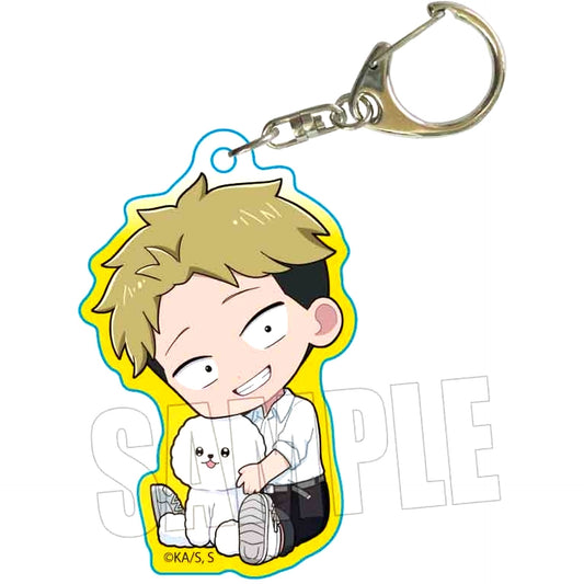 Kentaro Yamada Gyugyutto Acrylic Keychain You and I Are Polar Opposites [USED]