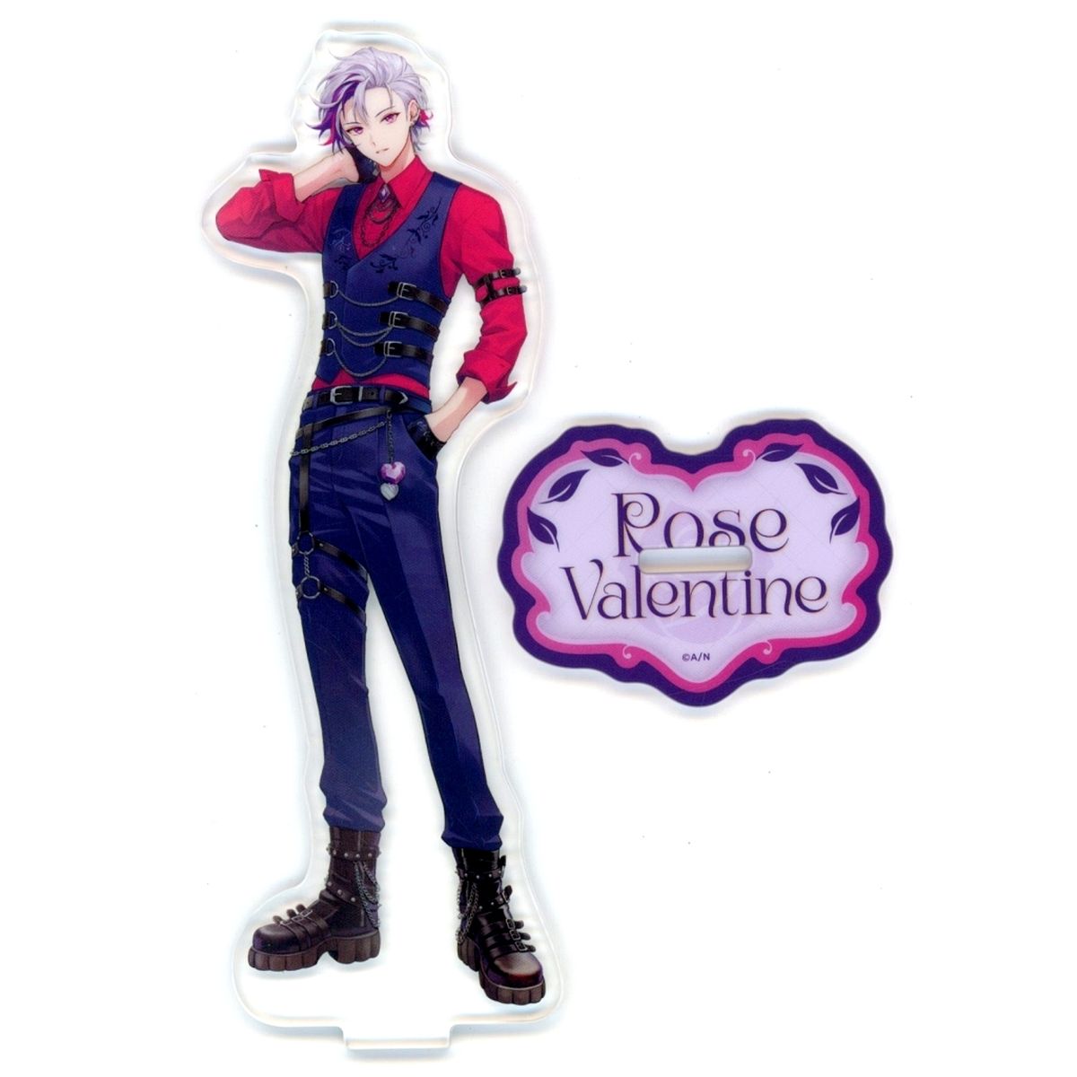 Fuwa Minato Acrylic Stand Virtual YouTuber Nijisanji Rose Valentine [USED]