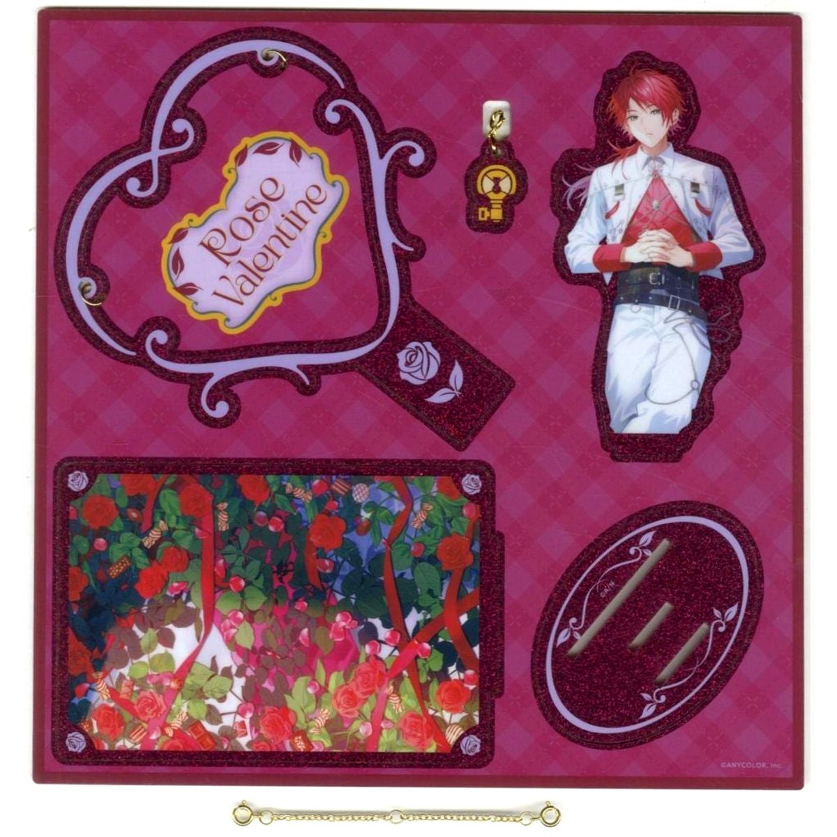 Lauren Iroas Large Acrylic Stand Virtual YouTuber Nijisanji Rose Valentine [USED]
